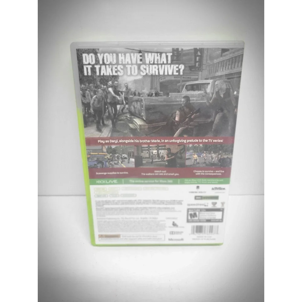 The Walking Dead Survival Instinct Xbox 360 Activision AMC TV Series Daryl Dixon